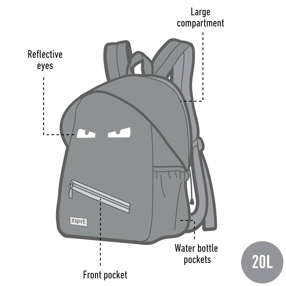ZIPIT Grillz Backpack for Kids: Camo Green
