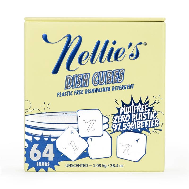 Dish Cubes - Plastic-Free Dishwasher Tablets - 64 Load Tin