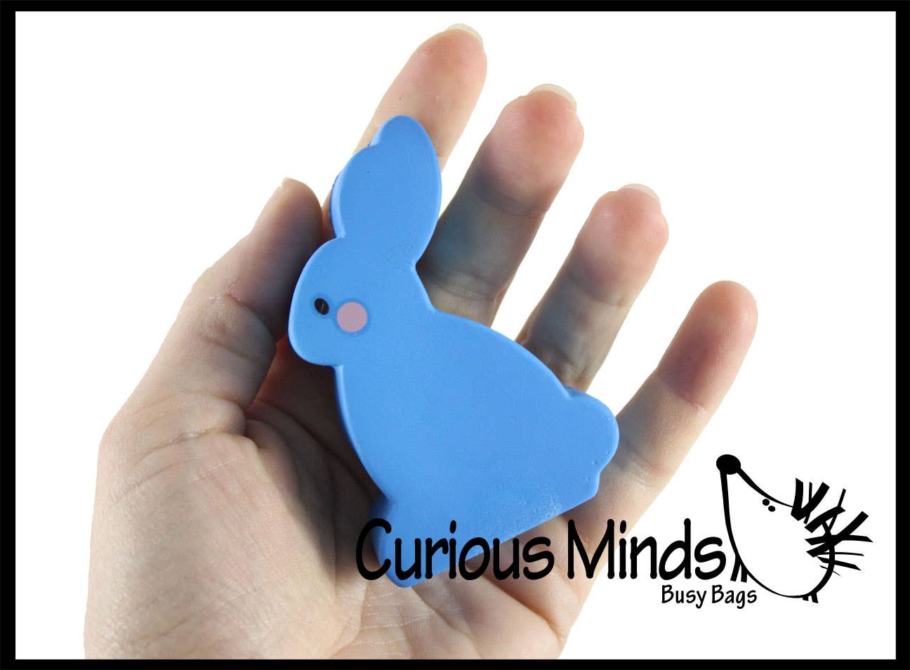 1 Cute Flat Squishy Slow Rise Bunny - Scented Sensory