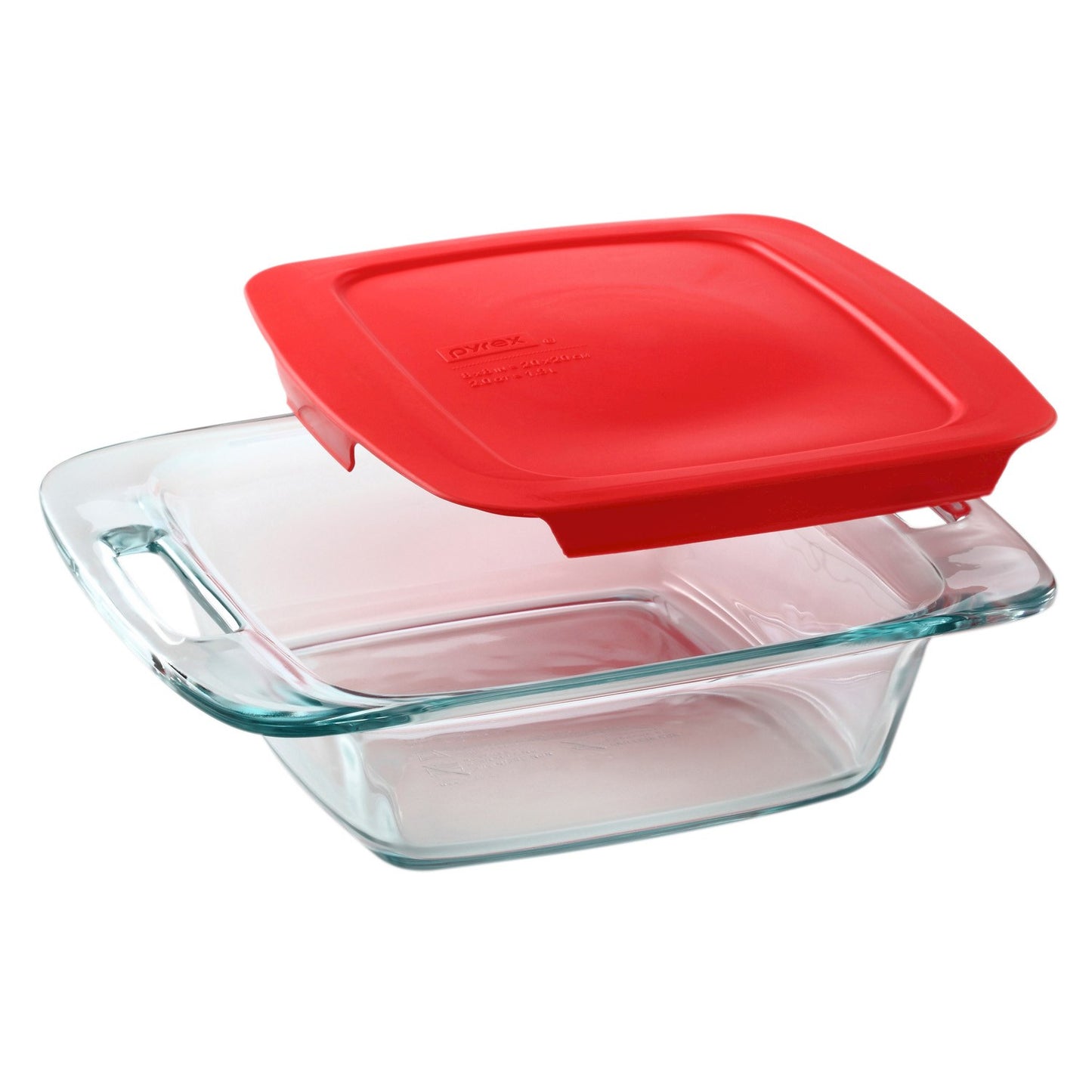 CAKE DISH 8 SQ W/COVER