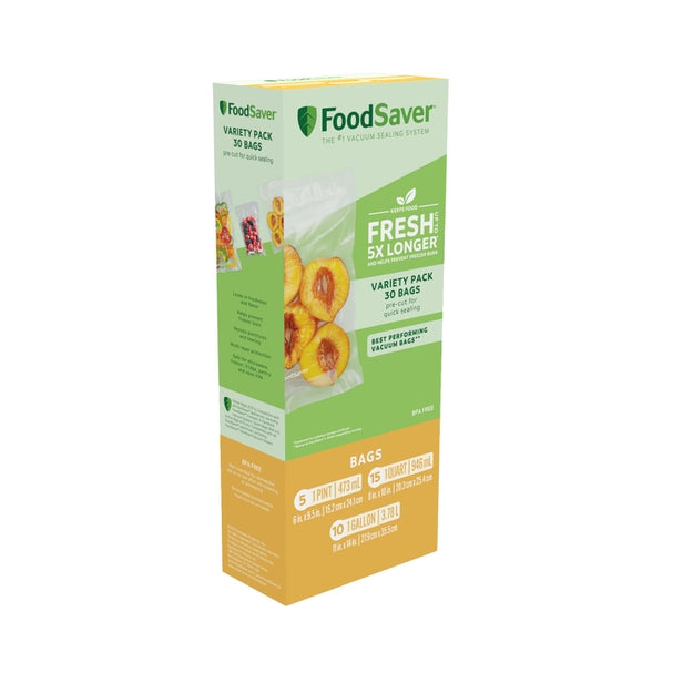 FOODSAVER FOODSAVER BAG VARIETY PACK 30CT