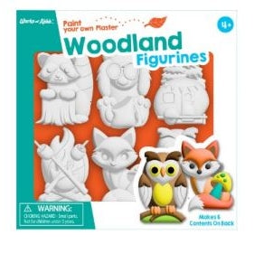 CRAFT KIT PAINT FOREST FIGURE 6PC