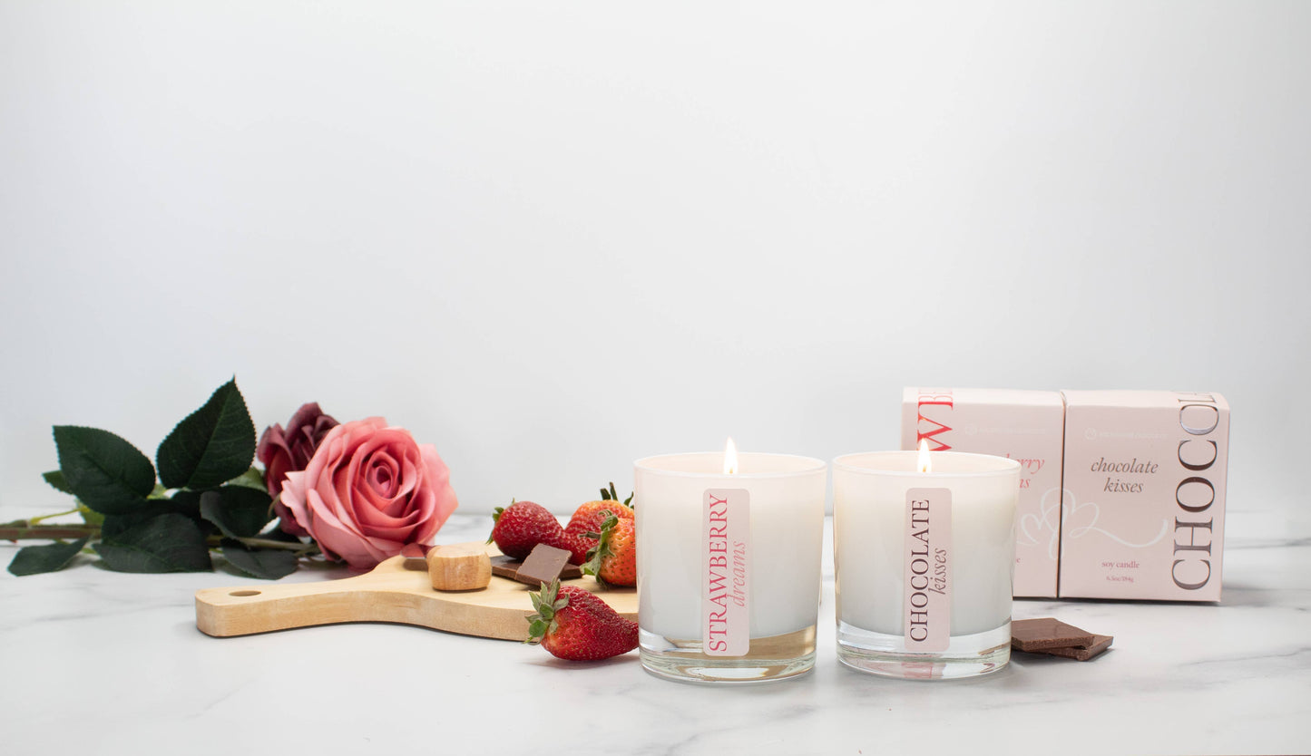 Soy Candle Chocolate Kisses | Valentine's Limited Edition