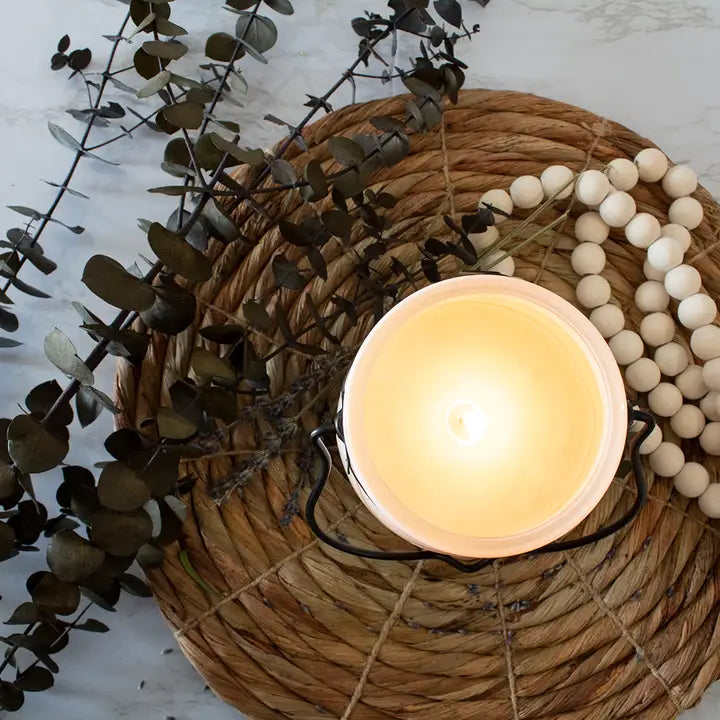 22 oz Butter Jar Candle: Cedarwood Cabin