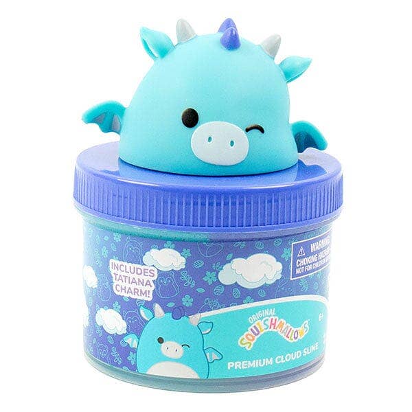 Squishmallows Premium Cloud Slime Fidget Putty Jar Multiple Scents & Styles (Wave 2): Tatiana The Dragon Cloud Slime
