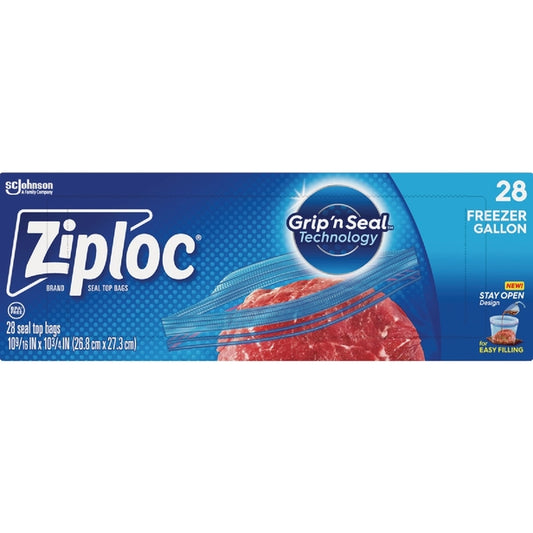 Ziploc Freezer Bag 28CT Gallon