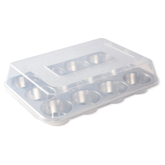 Muffin Pan Aluminum W/ Lid