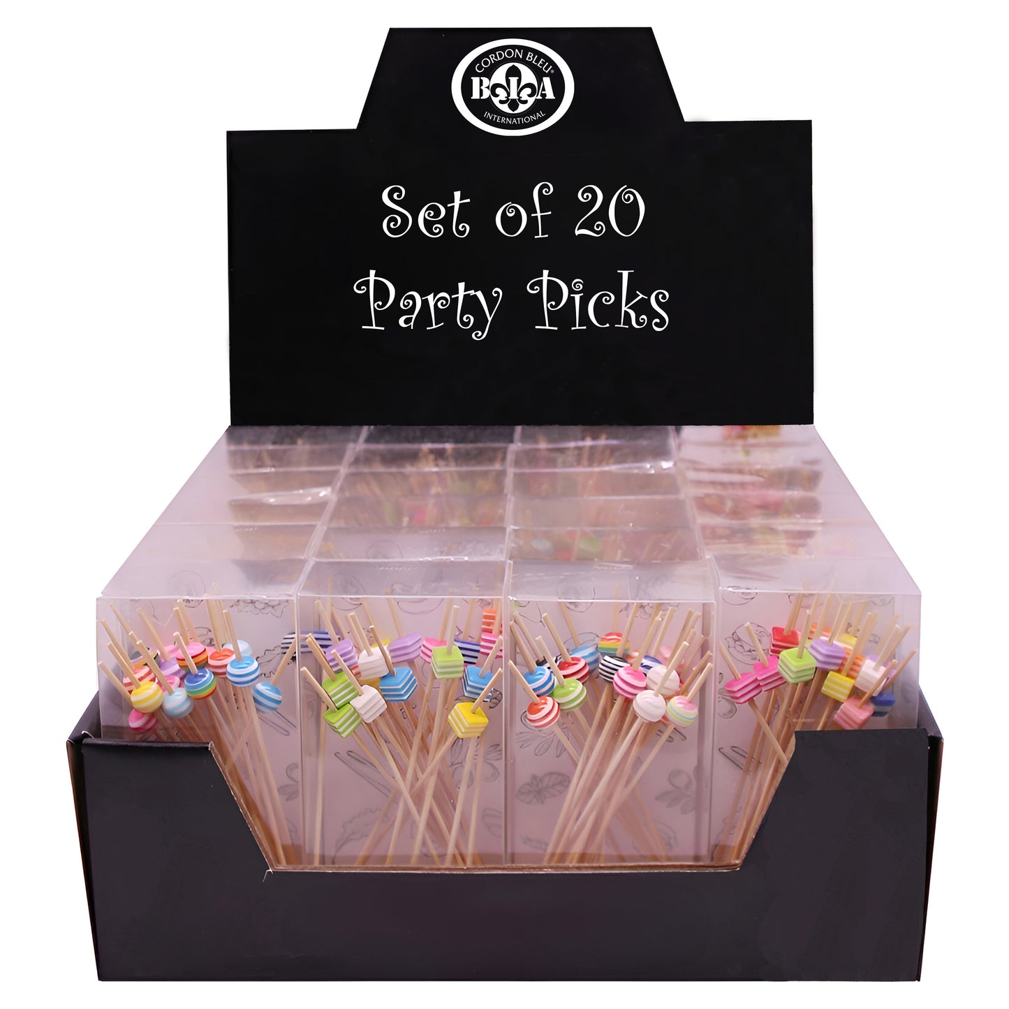 Bamboo Party Picks, 20 CT In Each Box