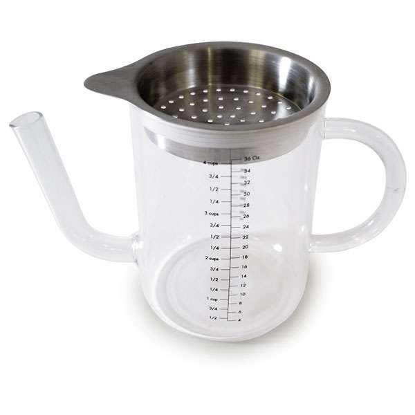 3022 GLASS GRAVY SPRTR/STRNR 4C