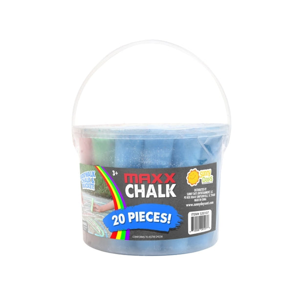 SIDEWALK CHALK BUCKET 20PC