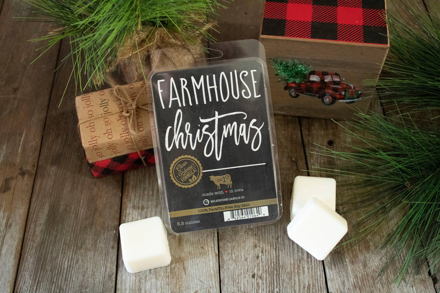 5.5 oz Wax Melts Christmas: Farmhouse Christmas
