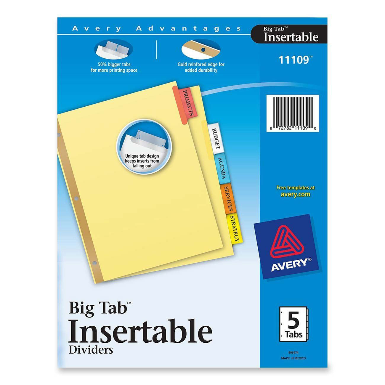 5TAB INDEX DIVIDERS