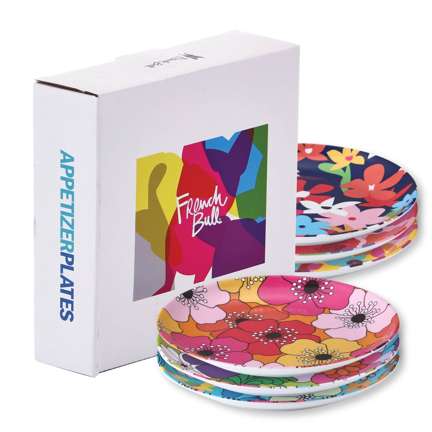 Garden Florals 6.5" Appetizer Plate - Set of 6