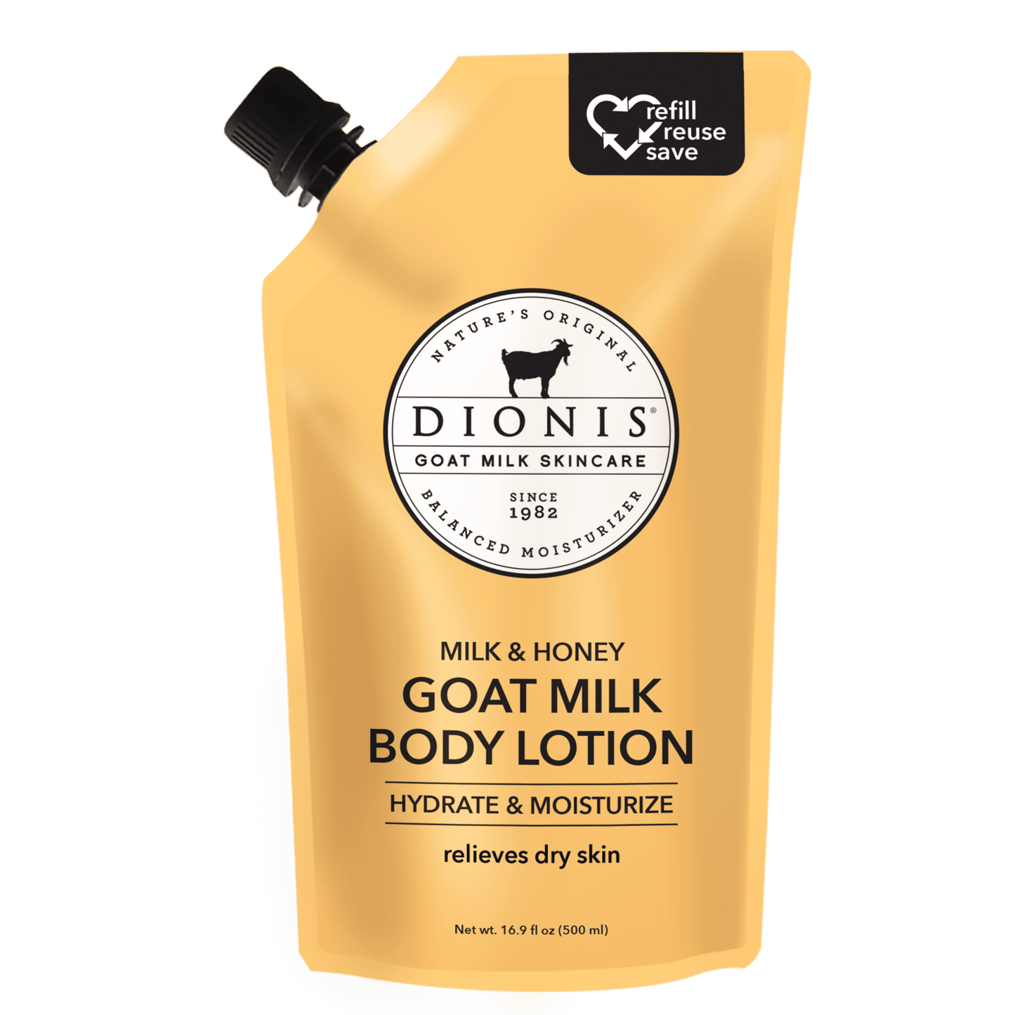 Goat Milk Body Lotion Refill Pouch 16.9 oz., Milk & Honey