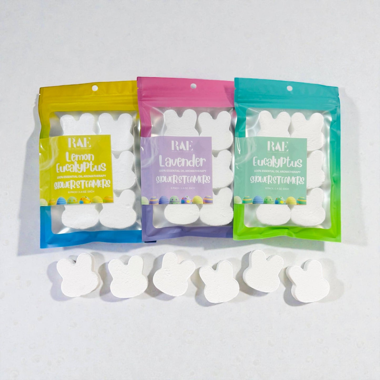 Easter Bunny Shower Steamers - 6 Pack - Aromatherapy: Lavender