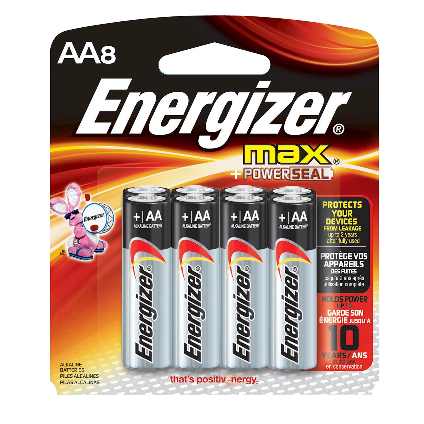 BATTERY ALK AA 8PK ENERGIZER MAX