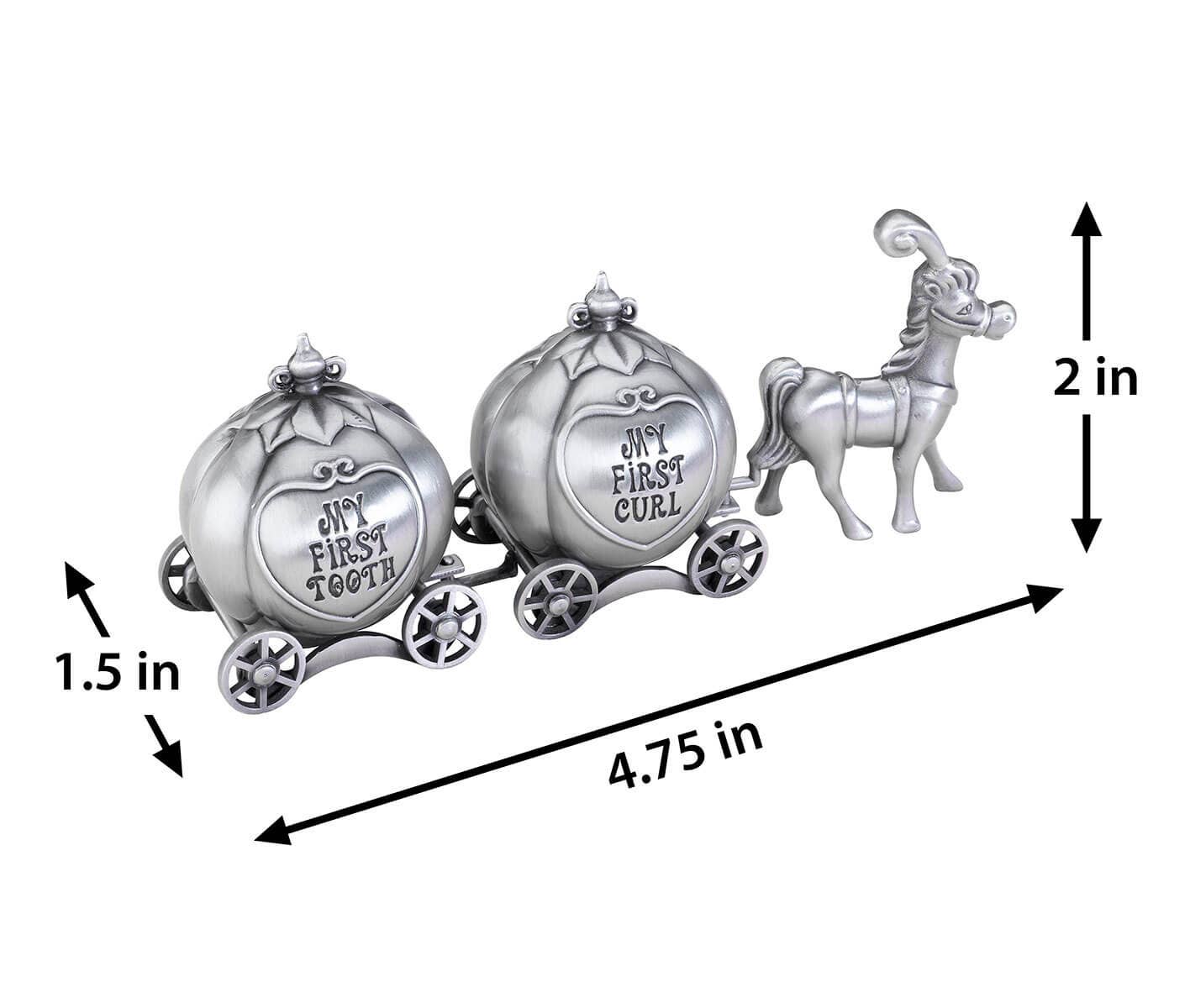 Fairytale Coach Baby Tooth and Curl Boxes