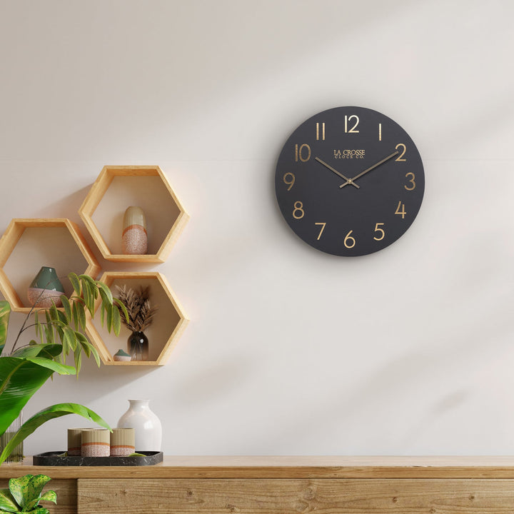 15.75-Inch Nyx MDF Wall Clock