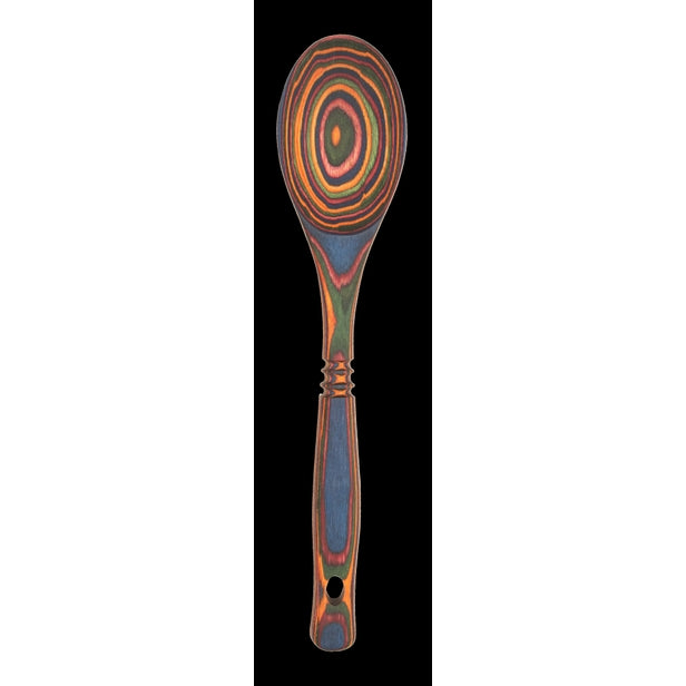 12IN RAINBOW PAKKA WOOD SPOON