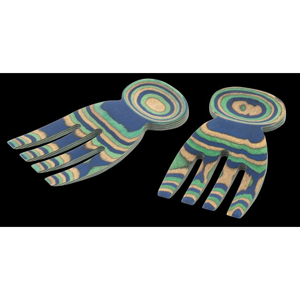 PEACOCK PAKKA SALAD HANDS 5"