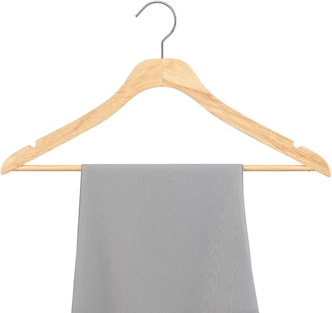 Whitmor Wooden Hangers, Premium Suit Hangers - Set of 20