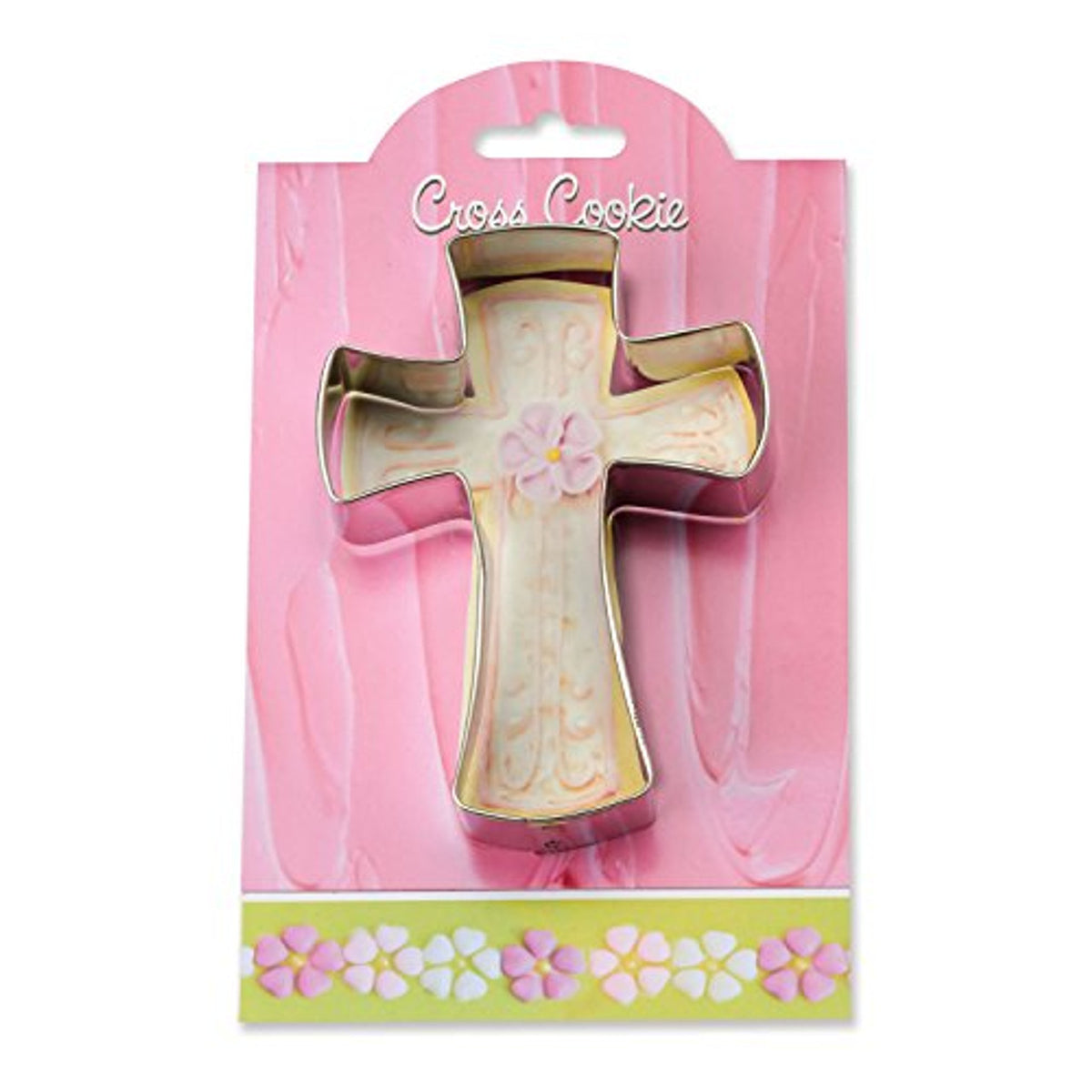 28-030 CROSS COOKIE CUTTER W/RECIPE CARD