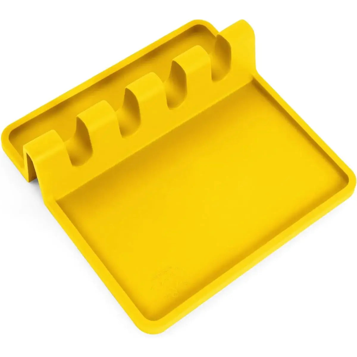 Silicone Utensil Rest with Drip Pad for Multiple Utensils: Chive Blossom