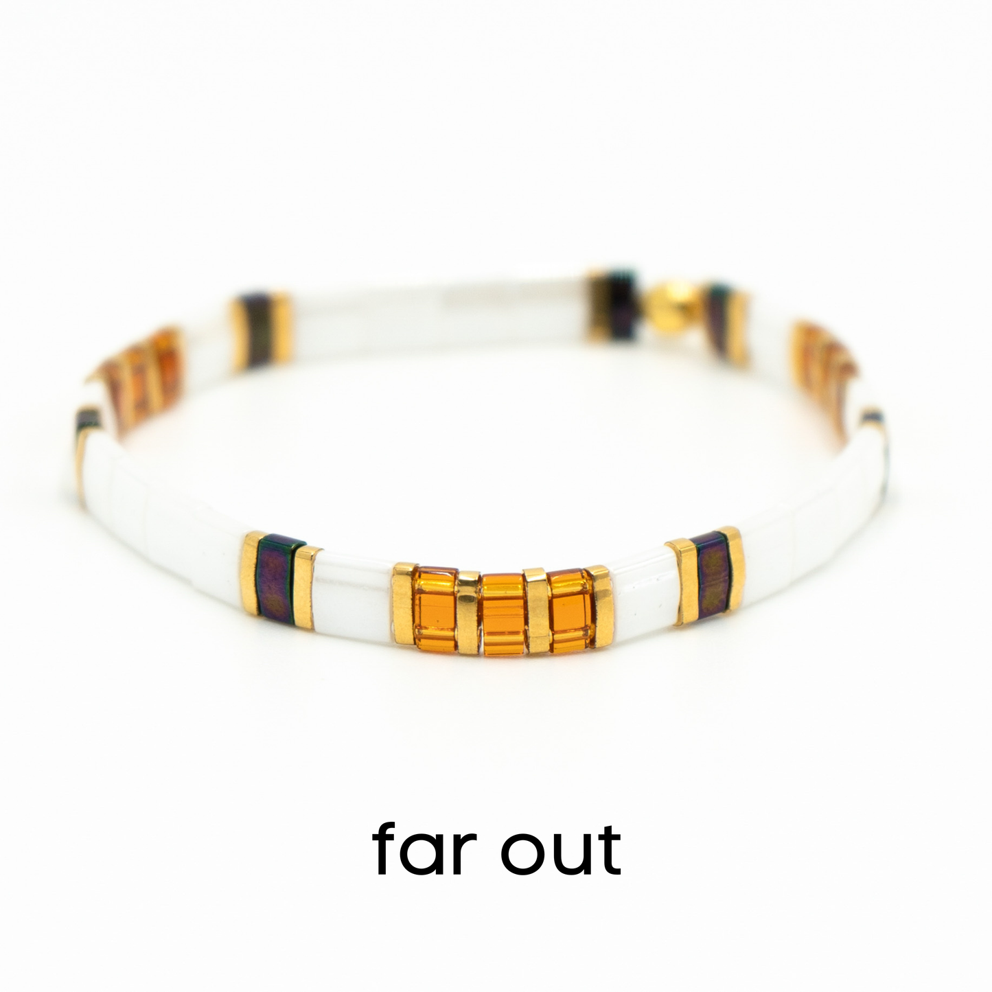 FAR OUT - Tila Bead Bracelets: 6.00 inches - XS