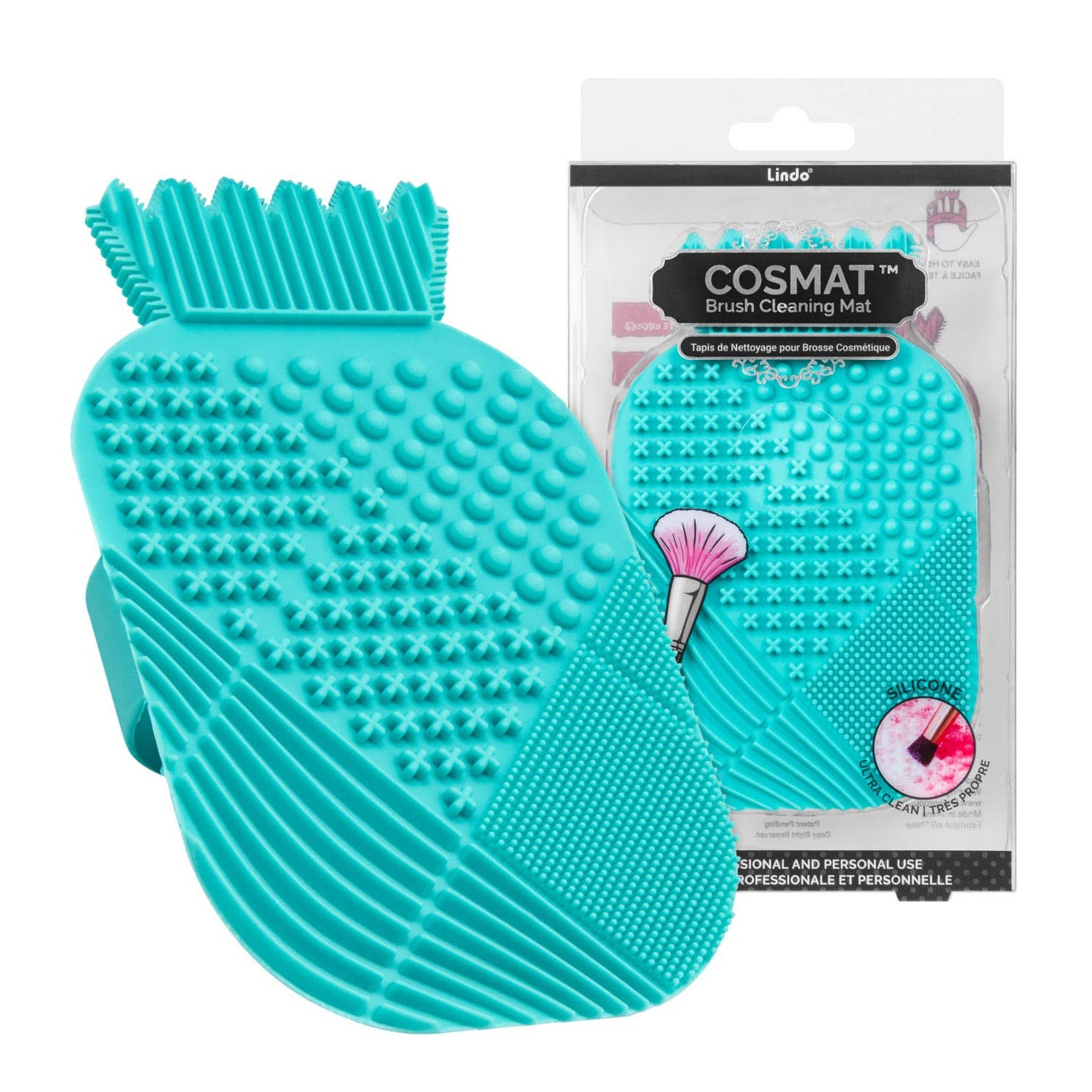 Lindo CosMat Brush Cleaning Pad: Purple