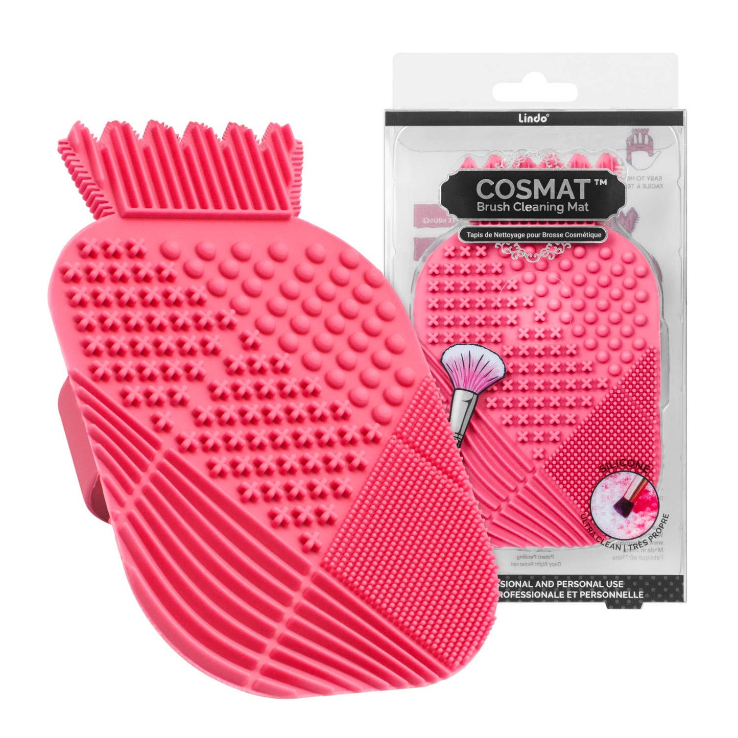Lindo CosMat Brush Cleaning Pad: Purple