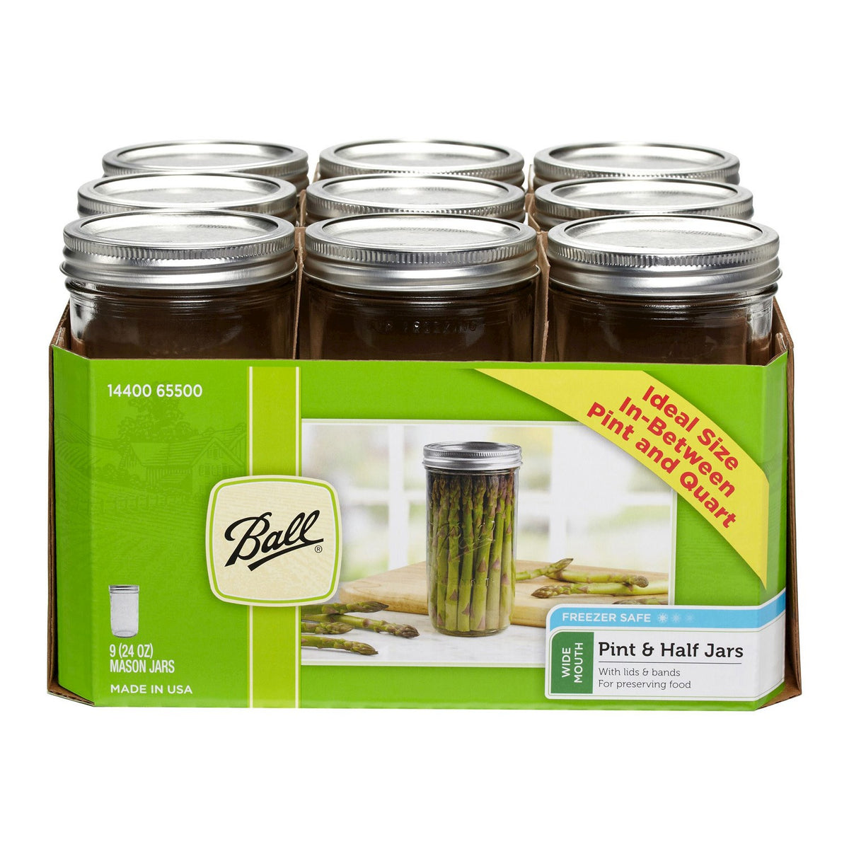 BALL JAR 1.5PT WM 9PK