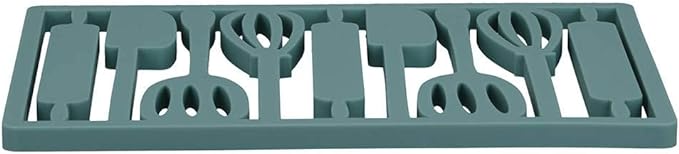 UTENSIL TRIVET TURQ