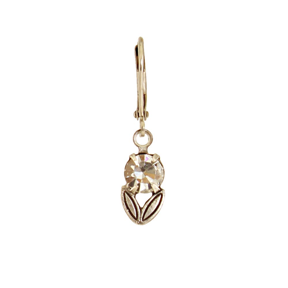 Crystal Flower Earring: C