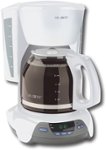 COFFEEMAKER 12 CUP W/CLOCK WT