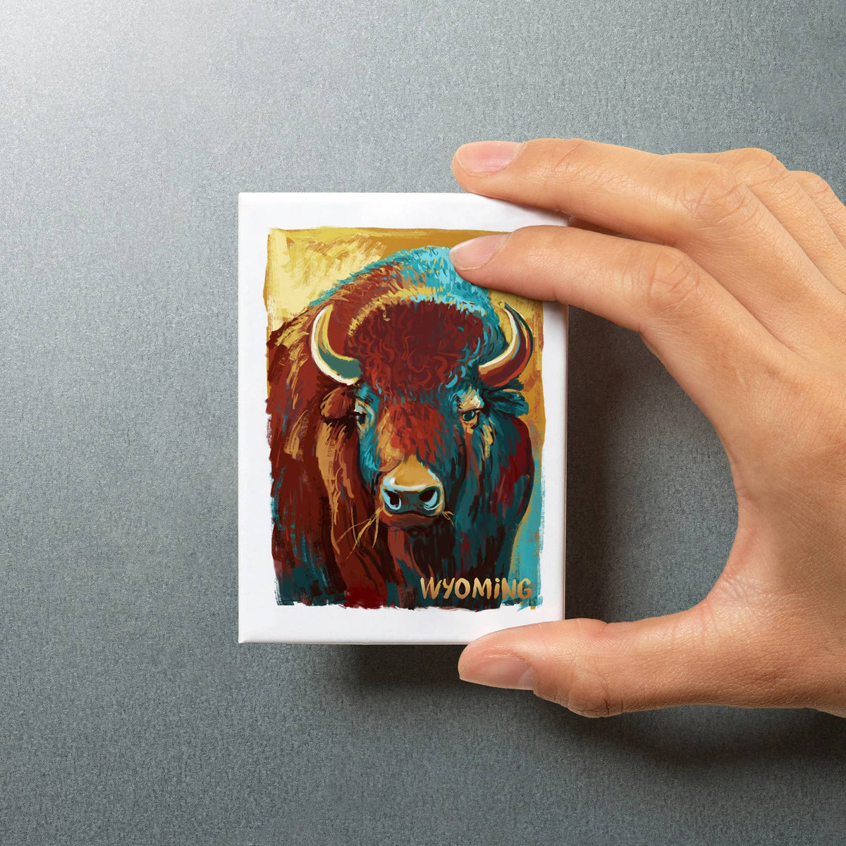 MAGNET Wyoming Bison, Vivid: Magnet