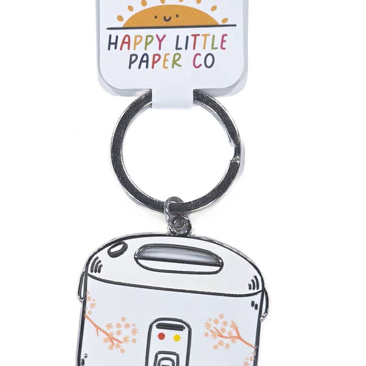 Rice Cooker Enamel Keychain