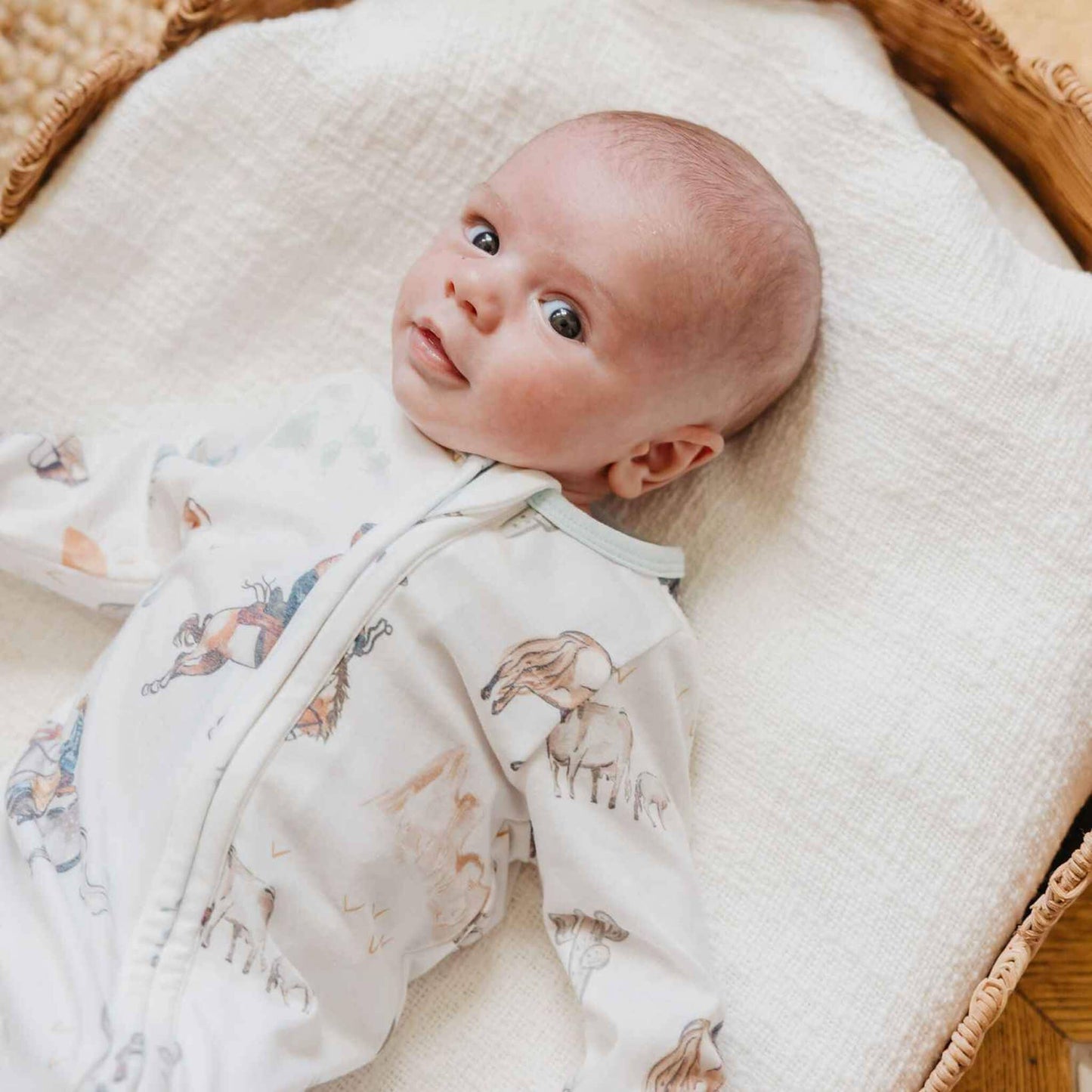 Zip-Up Footie Pajama - Boone: 6-12 Months