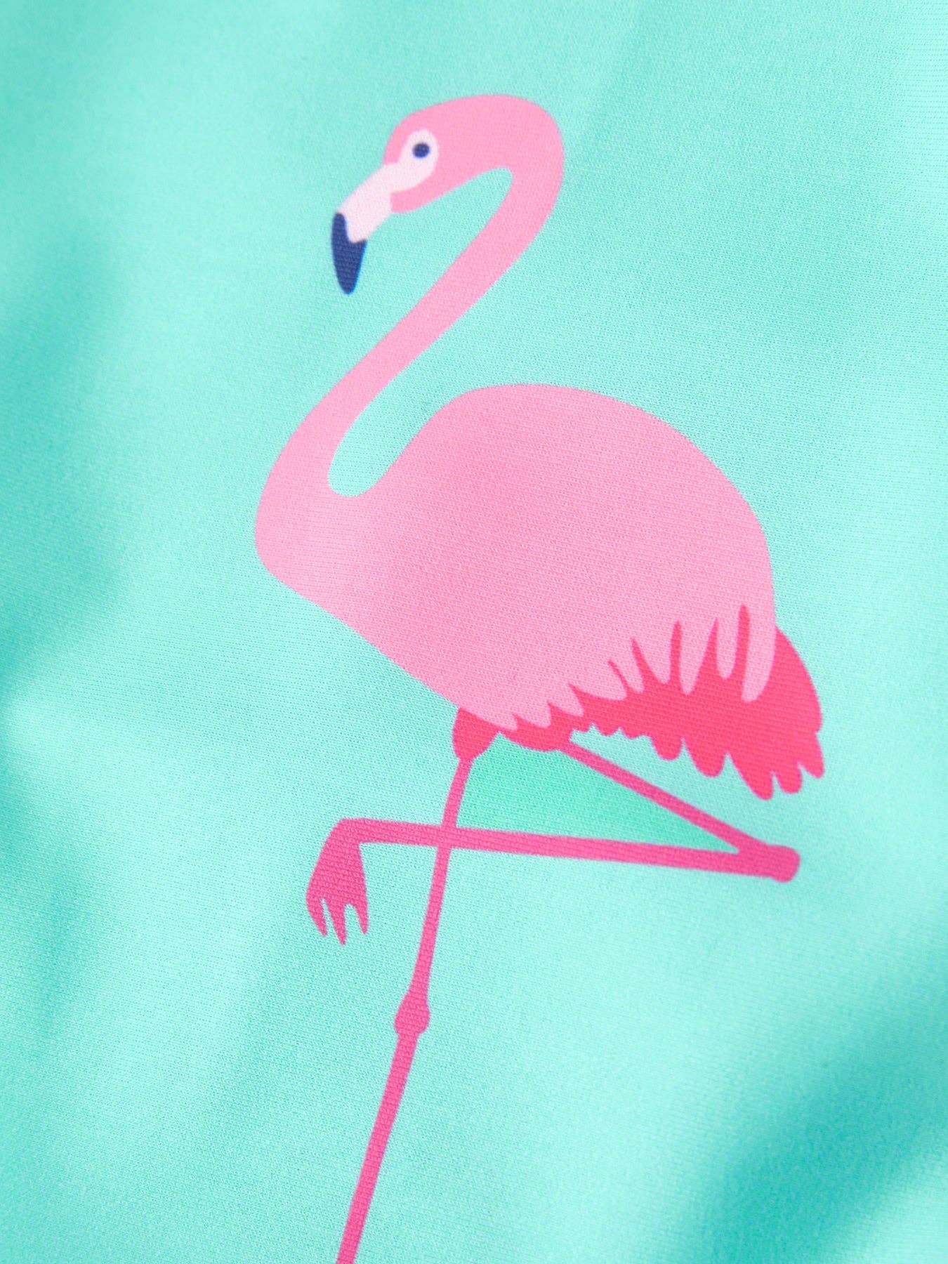 “Flamingo” Floral Boutique Swimsuit: 7