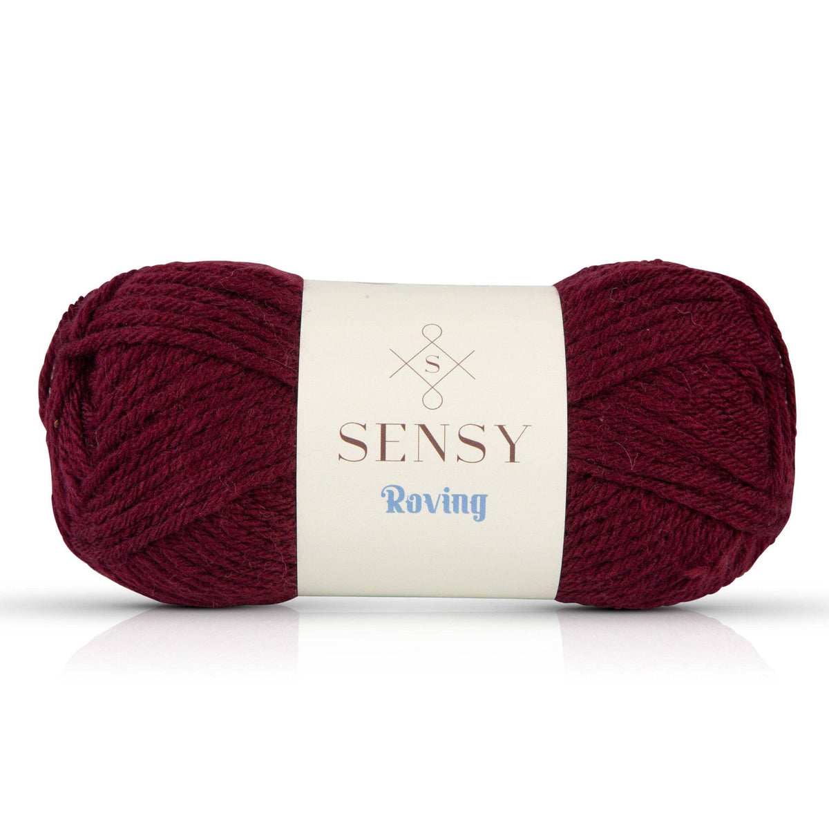 Sensy Roving Yarn : Plum / 1 Skein