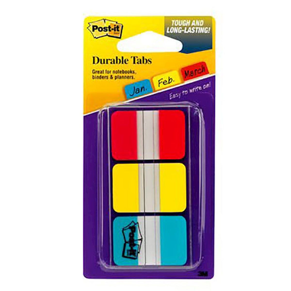 POST-IT TABS 36PK ASTD