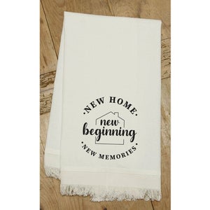 Second Nature New Home - New Beginning Kitchen Towel