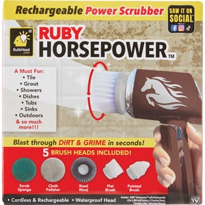 Ruby Horsepower Handheld Cordless Power Scrubber