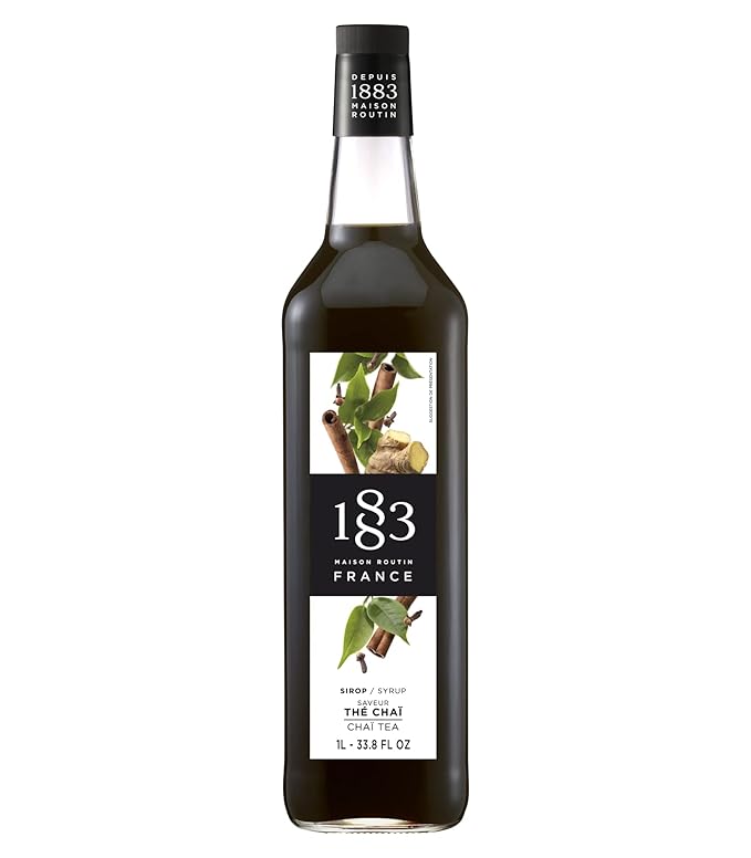 PLASTIC - 1883 Maison Routin France Syrup 1L - Chai Tea