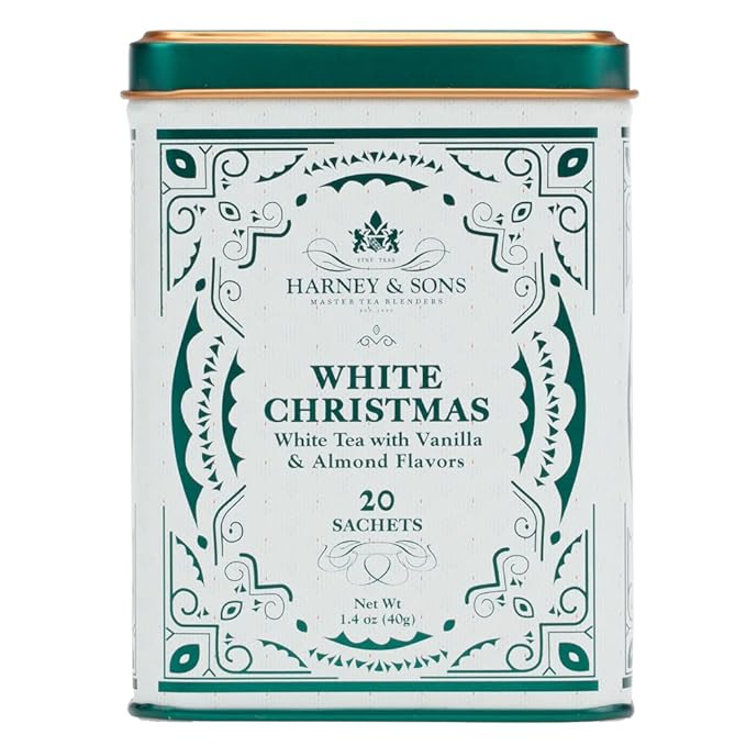 WHITE CHRISTMAS WHITE TEA W/ VANILLA & ALMOND FLAVORS