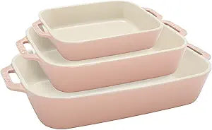Staub Ceramic - Rectangular Baking Dishes/ Gratins 3-pc, Rectangular Baking Dish Set
