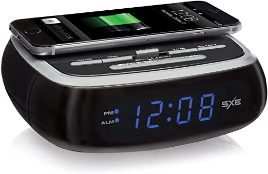 ALARM CLOCK WRLSS CHARGING LED