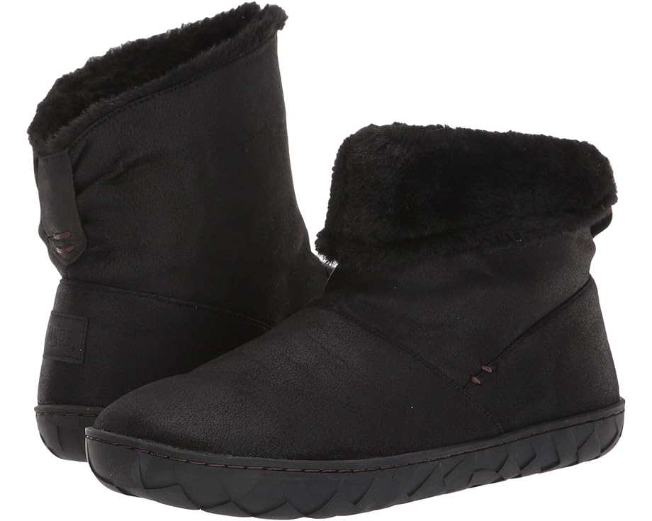 SLP1165 BLK W10 BOOTIE SLIPPER