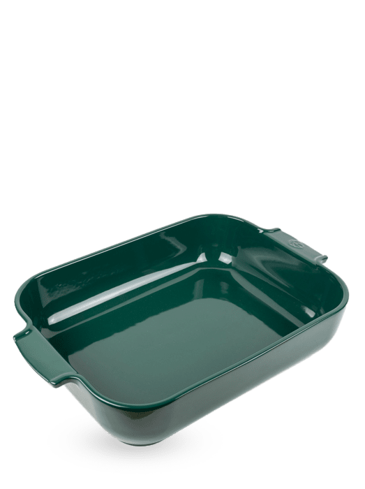 Appolia Ceramic Rectangular Baking Dish in Green Forest, 40cm