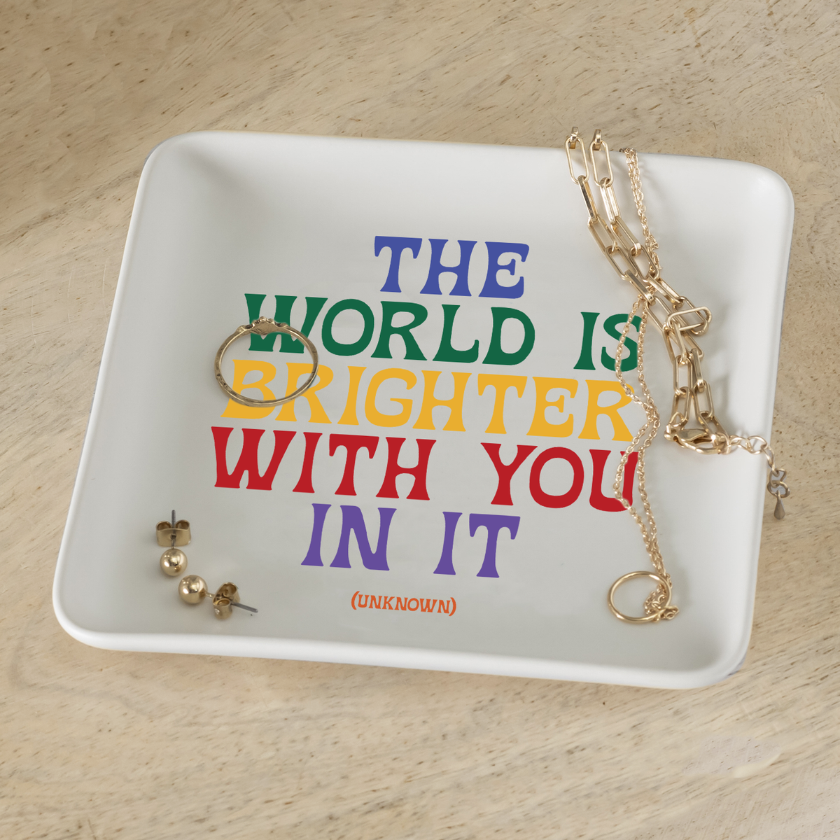 Trinket Dishes - TRD342 - The World Is Brighter (Unknown)