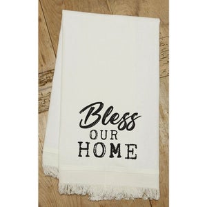 Second Nature Bless Our Home Kitchen Towel